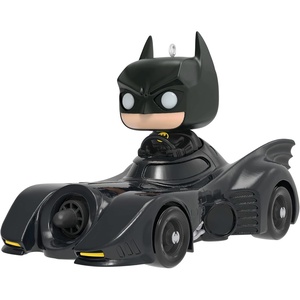 Hallmark Keepsake Christmas Ornament, Batman The Classic TV Series Behind the Bat-Shield, Gifts for DC Comics Fans(1989 Batman)