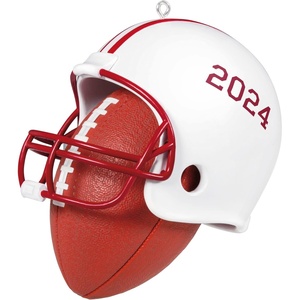 Hallmark Keepsake Christmas Ornament, Football Star 2025, Gifts for Sports Fans(2024 Football Star)