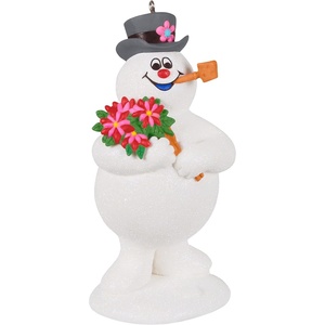 Hallmark Keepsake Christmas Ornament, Frosty the Snowman Frosty and Karen, Christmas Movie Gifts(2021 Frosty the Snowman)
