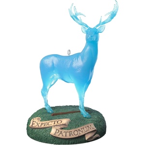 Hallmark Keepsake Christmas Ornament, Harry Potter The Burrow, Gifts for Harry Potter Fans(Stag Patronus)