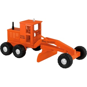 Hallmark Keepsake Christmas Ornament, Hasbro Tonka Road Grader, Metal, Gifts for Kids(Tonka Road Grader)