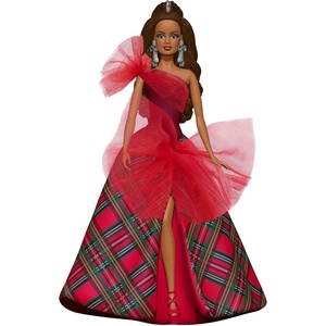 Hallmark Keepsake Christmas Ornament, Holiday Barbie, Gifts for Barbie Fans(2024 Latina Holiday Barbie)