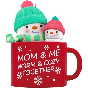 Hallmark Keepsake Christmas Ornament, Mom & Me Penguins Sledding, Year-Dated 2025(2023 Mom & Me)