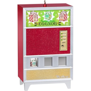 Hallmark Keepsake Christmas Ornament, Nellco Ice Cream Maker Musical with Light, Nostalgia Gifts(Nellco Eggnog Machine)