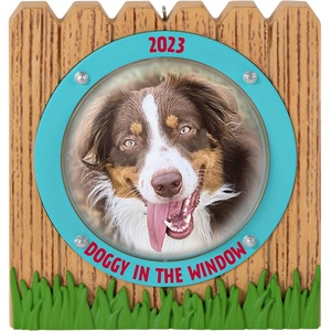 Hallmark Keepsake Christmas Ornament, Reindoggie, Gifts for Dog Lovers(Doggy in the Window)