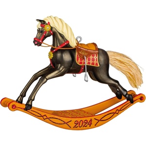 Hallmark Keepsake Christmas Ornament, Rocking Horse Memories 2025, Gifts for Christmas Lovers(2024 Rocking Horse)
