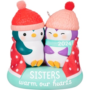 Hallmark Keepsake Christmas Ornament, Sisters Share the Love 2025(Sisters Warm our Hearts)