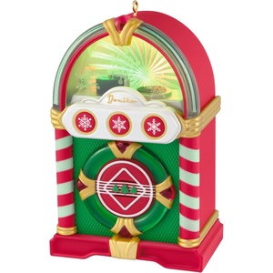 Hallmark Keepsake Christmas Ornament, Street Fighting Man Guitar Musical, Music Gifts(Jolly Jukebox)