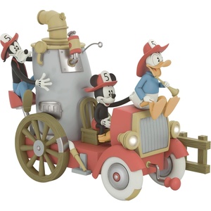 Hallmark Keepsake Disney Christmas Ornament, Mickey and Friends Firefighting Friends with Light, Sound and Motion(Firefighting Friends)