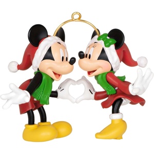 Hallmark Keepsake Disney Christmas Ornament, Mickey and Friends Firefighting Friends with Light, Sound and Motion(Mickey and Minnie a Season of Love)