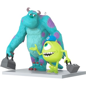 Hallmark Keepsake Disney/Pixar Christmas Ornament, Cars Mater with Sound and Motion, Gifts for Disney Fans(Mike and Sulley)