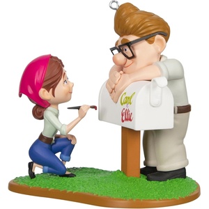 Hallmark Keepsake Disney/Pixar Christmas Ornament, Inside Out 10th Anniversary Sadness, Gifts for Disney Fans(Carl & Ellie)