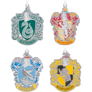 Hallmark Keepsake Harry Potter Mini Christmas Ornament (Luna Lovegood) 1.5″ Tiny Ornament for Tabletop Tree(Hogwarts House Crest)