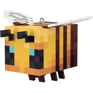 Hallmark Keepsake Mini Christmas Ornaments 2025, Minecraft Alex, Steve and Arctic Fox, Set of 3, Gifts for Gamers(Bee)