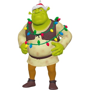 Hallmark Keepsake Ornaments and Book Set, The North Pole’s Countdown to for Kids(Shrek and to All a Gross Night)