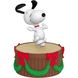 Hallmark Keepsake Peanuts Christmas Ornament, The Peanuts Gang Christmas is…A Warm Hug with Snoopy(Dancing Snoopy)