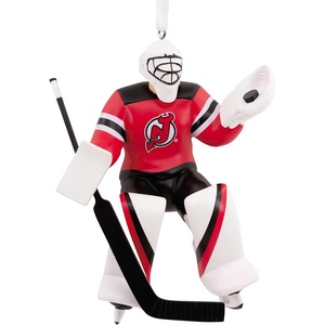 Hallmark NHL New Jersey Devils Goalie Christmas Ornament (0001OSL1882)(Devils)