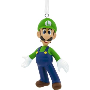Hallmark Nintendo Super Mario Fire Mario Christmas Ornament(Luigi)