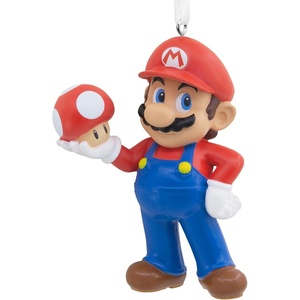 Hallmark Nintendo Super Mario Fire Mario Christmas Ornament(Mushroom)