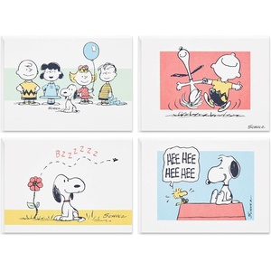 Hallmark Peanuts Blank Cards Assortment, 70th Anniversary (40 Note Cards with Envelopes)(Peanuts 70th Anniversary)