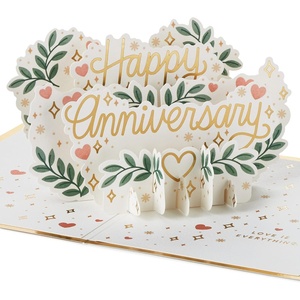Hallmark Pop Up Love Card (S’mores) Signature Paper Wonder 3D Card for Anniversary, Romantic Birthday(Love is Everything)