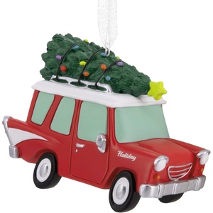 Hallmark Red Pickup Truck Christmas Ornament (0001HGO3102)