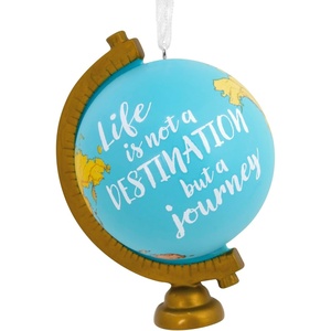 Hallmark Rolling Suitcase Christmas Ornament(Globe)