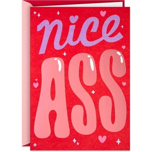 Hallmark Shoebox Funny Love Card (All Night Long) for Anniversary, Romantic Birthday, Just Because and More(Red)