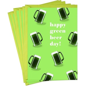 Hallmark Shoebox Funny St. Patrick’s Day Card (Dog Tooting Rainbows) for Kids, Grandchildren, Friends(Green Beer Day)