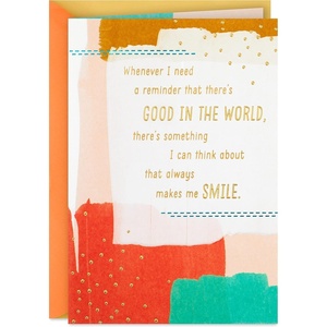 Hallmark Signature Birthday Card (Candle Bundle)(Good in the World)