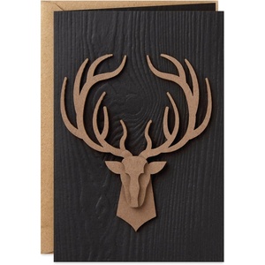 Hallmark Signature Father’s Day Card (#1 Dad, All-Star Pennants) for Dad, Grandpa, Father-in-Law(Deer Head)
