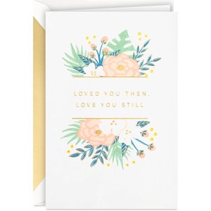 Hallmark Signature Love Card (My Heart is Wherever You Are) for Anniversary, Romantic Birthday(Loved You Then  Love You Still)