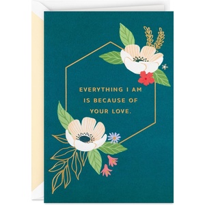 Hallmark Signature Mother’s Day Card (Love You All Year Long)(Because of Your Love)