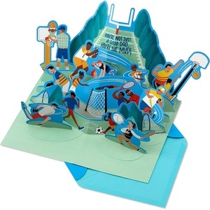 Hallmark Signature Paper Wonder Father’s Day Fishing Pop Up Card (3D Fishing Boat, Have a Reel Nice Day) for Dad, Grandpa, Angler, Birthday, Thinking of You(Sports)