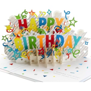 Hallmark Signature Paper Wonder Pop Up Birthday Card (Happy Birthday)(Pop Up  Happy Birthday)