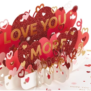 Hallmark Signature Paper Wonder Pop Up Love Card, Because I Have You (Birthday Card, Anniversary Card, Sweetest Day Card)(Red)