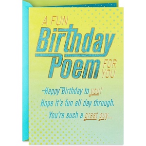 Hallmark Signature Peanuts Birthday Card (Snoopy Canoe)(Great Guy  Good Friend)