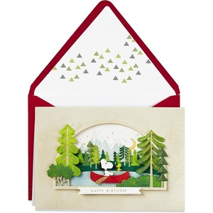 Hallmark Signature Peanuts Birthday Card (Snoopy Canoe)(Snoopy Canoe)