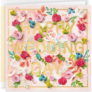 Hallmark Signature Wedding Card (Happy Wedding Day)(Happy Wedding Day)
