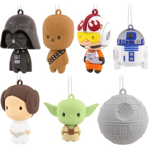 Hallmark Star Wars Characters Miniature Christmas Ornaments, Set of 6, May The 4th(Mystery Set A (Set of 2))
