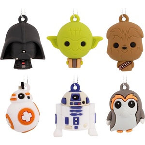 Hallmark Star Wars Characters Miniature Christmas Ornaments, Set of 6, May The 4th(Set of 6)