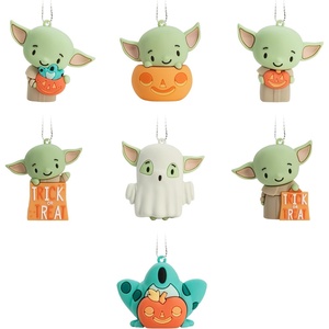 Hallmark Star Wars: The Mandalorian Grogu Blind Box Mini Halloween Ornaments (Purchase Includes 2 Tiny Mystery Ornaments)(Grogu Mystery (Set of 2))