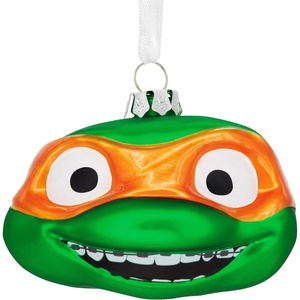 Hallmark Teenage Mutant Ninja Turtles: Mutant Mayhem Raphael Christmas Ornament, Blown Glass(Michelangelo)