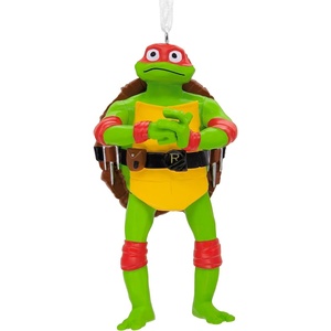 Hallmark Teenage Mutant Ninja Turtles: Mutant Mayhem Raphael Christmas Ornament, Blown Glass(Raphael)