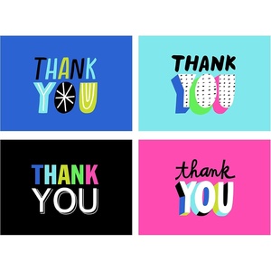 Hallmark Thank You Cards Assortment, Colorful Thanks (48 Cards with Envelopes) for Graduation, Birthday, Bridal Showers and More(Colorful Thanks)