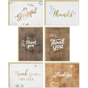 Hallmark Thank You Cards Assortment, Rustic Flowers (48 Thank You Notes with Envelopes)(Rustic Flower)