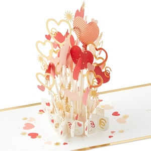 Hallmark Valentine’s Day Pop Up Card (Love You A Bunch) Signature Paper Wonder 3D Card for Kids, Spouse, Friend, Grandparent(Love You A Bunch)