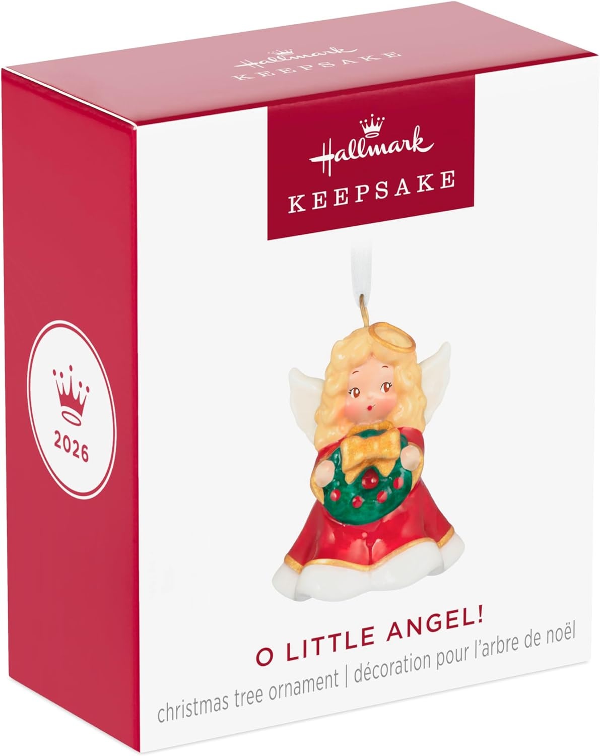 image:imageHallmark Keepsake 1 Mini Christmas Ornament 2024 Angel of Love2026 O Little Angel
