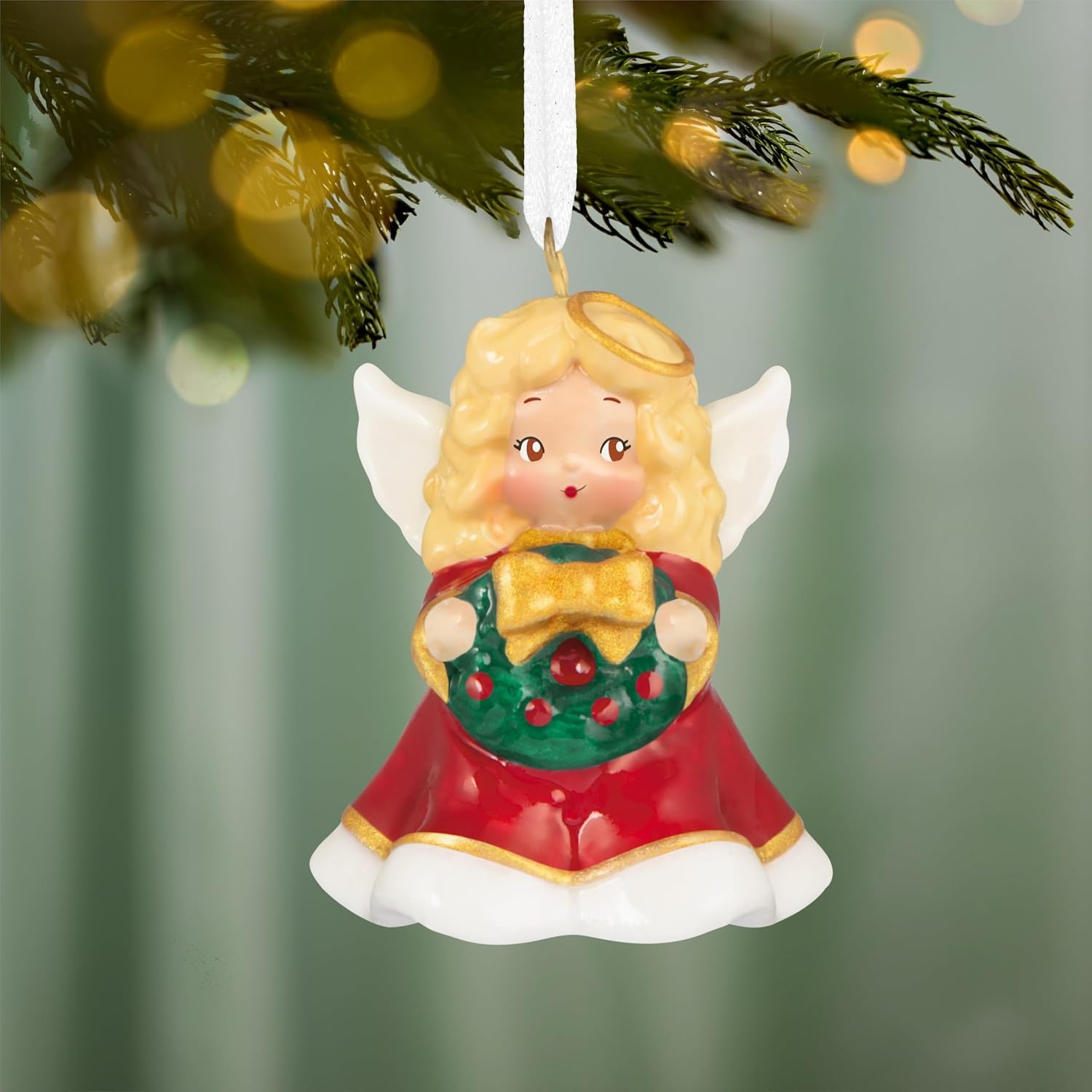 image:imageHallmark Keepsake 1 Mini Christmas Ornament 2024 Angel of Love2026 O Little Angel