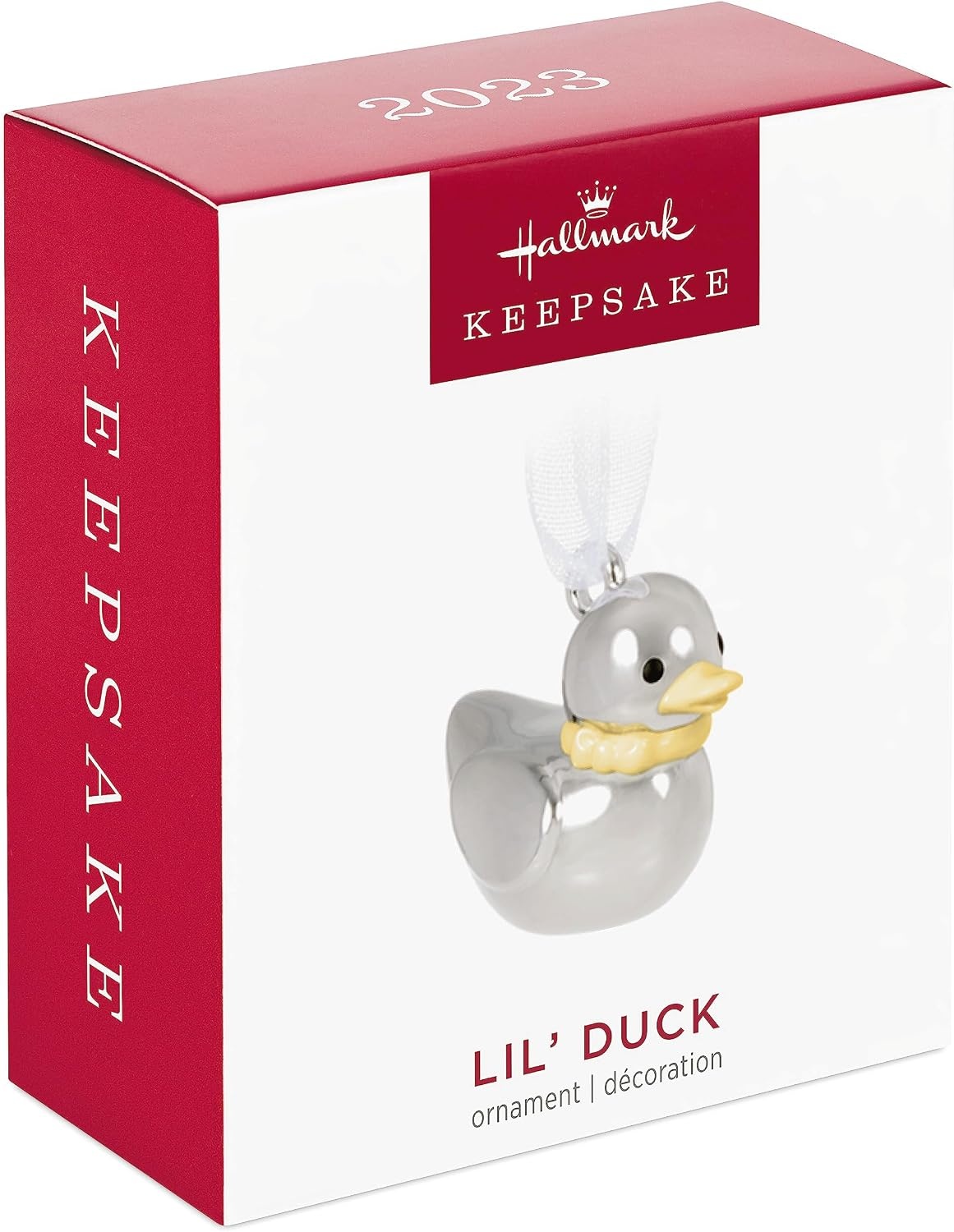 image:imageHallmark Keepsake 1 Miniature Christmas Ornament 2024 Mini New Lil Wonder Porcelain Baby GiftLil Duck